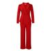 D549 European And American Women's Fashion Winter New Elegant OL Ruffled Top Wide-Leg Pants Fashionable African Suit_ecoleips.com