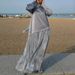 Autumn Elegant O-neck Patchwork Robe Dress Spring Casual Long Sleeve Solid Long Dress Women's Fashion Draped Loose Party Dress_ecoleips.com