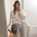 Aria Basics Aria Basics European And American Cross-Border Hot-Selling Heart Print Style Sweater For Women Autumn Winter Casual Round Neck_ecoleips.com