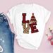 Popular European And American New Product: Merry Christmas Tree Santa Claus Plus Size Women's Fashionable Short Sleeve_ecoleips.com
