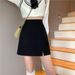 Brown Split Suit Women, High Waist Bodycon Short Half Skirt, Pencil Skirt For Summer_ecoleips.com
