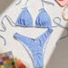 Summer Sweet Style Women's Two Piece Swimsuit Bikini Floral Plaid Bowknot Cross Border E Commerce Vacation New 2024_ecoleips.com