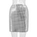 Women's Clothing Solid Color Slim Mesh Sequin Hip Covering Fashion Skirt_ecoleips.com