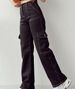 K New Versatile Casual Pants Mid-Waist 3D Pocket Long Trousers High-Waisted Workwear Pants_ecoleips.com