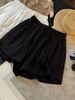 Simple Cotton-linen Shorts For Women, New Summer Thin High-waisted A-line Wide-leg Pants, Loose, Lazy, Versatile Casual Pants_ecoleips.com