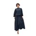 Women's Clothing 2025 New Elegant Temperament Stand-up Collar Long-sleeved Top Fashionable Skirt Two-piece Suit_ecoleips.com