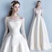 Women's Clothing Floor Length Wedding Dress New Summer Wedding Light Main Wedding Dress Lace Satin Trailing_ecoleips.com