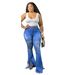 Women's Clothing Ripped Tassel Washed Jeans_ecoleips.com