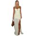 Women's Sexy Solid Color High Waist Sleeveless High Slit Panel Halter Bodycon Maxi Dress – Summer Party Gown_ecoleips.com