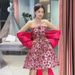 Petite Strapless Wedding Dress 2026 Style Sweet Luxury Toasting Gown for Brides Light Banquet Evening Short Party Wear_ecoleips.com