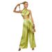 Women's Clothing Solid Color Tube Top Wide Leg Pants Suit_ecoleips.com
