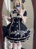 2025 Japanese Kawaii Sweet Lolita Princess Dress Women Pink Y2k Bow Lovely Slim Dresses Female Korea Style Design Chic Outfits_ecoleips.com