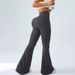 Seamless Flared Yoga Pants For Women - High-Waisted Nylon Leggings With 12 Colors, Ultra-Stretchy & Breathable For Gym, Running & Daily Wear_ecoleips.com
