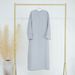 Modest Abaya Dress Women's Solid Color Casual Loose Dress Elegant Muslim Fashion Robe Large Size For Middle East_ecoleips.com