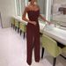 New Spring And Summer Models In Europe And AmericaFeather Tube Top Sexy And Fashionable Jumpsuit_ecoleips.com
