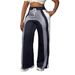 Plus Size Trousers Fashionable Elegant Elastic Drawstring Athletic Loose Straight Leg Women's Clothing_ecoleips.com
