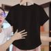 The Korean-Style Top Features A Unique Design, Is Intended For Niche Women's Fashion, Made Of Pure Cotton, Versatile In_ecoleips.com