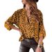 Aria Basics Aria Basics In Stock European American Cross-Border Trade Spring And Autumn Printed Women's Long Sleeve Leopard Print_ecoleips.com