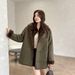 girl Girl Off-Season Promotion 2025 Autumn Winter New Reversible Parka Women's Mid-Length Fur Loose Coat_ecoleips.com
