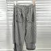 Striped Wide Leg Pants With Layered Waist Design - Elastic High Waist Trousers With Ruffle Detail Functional Side Pockets_ecoleips.com
