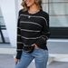 Women's Clothing Women's Knitted Sweater Pullover Round Neck Sweater_ecoleips.com