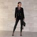 K New Tight Pants, High Waisted Black Elastic Leggings, Women's Slimming Effect, Leggings, Long Pants_ecoleips.com