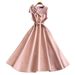 Elegant Long Sleeveless Dress For Evening Parties V Neck Fitted Waist Full Skirt Bow Detail_ecoleips.com