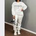 Women's round Neck Long Sleeve Sweatshirt Letter Print Fashion European American Style Cross Border New 0019_ecoleips.com