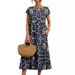 2024 Cross-Border Trade European And American New Fashion Women's Loose Cotton Linen Sleeveless Round Neck Printed_ecoleips.com