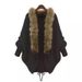 Aria Basics Aria Basics 2025 Spring Autumn Winter Fashion New European And American Batwing Sweater Loose Plus Size Knitted Lace-up Cardigan_ecoleips.com