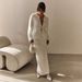 Velvet-Touch Long Sleeve Skirt Set – Single-Breasted Cardigan & Midi Skirt (S-L, Winter White & Neutral Tones)_ecoleips.com