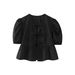 European And American Style Cross-border Independent Site 2024 Spring-summer New Women's Versatile Tie-dye Puff_ecoleips.com