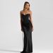 Women's 2 Piece Sexy Solid Color Strapless Belted Ruched Bodycon Maxi Dress Set – Elegant Party Gown_ecoleips.com