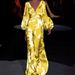 Women's Clothing Spring And Summer Newwomen's Fashion Print Dress Sexy V Neck Waist Loose Long Skirt_ecoleips.com