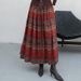 Retro Bohemian Ethnic Print For Women, 2026 Autumn New High-Waisted Slimming Long A-Line Skirt_ecoleips.com