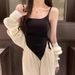 Women's Halter Top Irregularly Slit Summer Style Strapless With Inner Breast Pads Sweet Spicy Design Tie Up_ecoleips.com