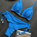 Women's Solid Color Bikini Set - High Elasticity Swimwear For Beach & Pool - Soft Nylon & Cotton Blend - S/M/L Sizes_ecoleips.com