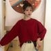 Long-Sleeve T-Shirt For Women, Cotton Korean Style, Spring And Autumn New Loose Fit Student Versatile Base_ecoleips.com