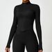 Women's Clothing Drying Nude Fitness Jacket For Women With Zipper For Running Tight Long Sleeved Yoga Jacket 8503_ecoleips.com