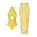 New Cross-halter Solid Color One-piece Swimsuit_ecoleips.com