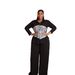 Spring Fashion High Waist Wide Leg Pants Women's Casual Printed Shirt And Pants Set European American Style_ecoleips.com