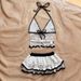 Women's Clothing Summer New Knitted Vest Sexy Backless Hollow Halter Neck Top Short Skirt Suit For Women_ecoleips.com