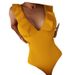 Women's Clothing One Piece Ruffle Swimsuit Solid Color Multicolor Swimsuit Three Dimensional Striped Sexy_ecoleips.com