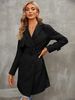 Women's Clothing Women's Double Breasted Trench Coat Classic Lapel Coat Slim Coat Long Coat_ecoleips.com