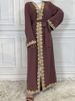 Turkey Kaften Hijab Muslim Prayer Clothes Pure Color Caften Evening Dress Islamic Product Burka Saudi Black Abayas Women African_ecoleips.com