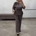 Women's Clothing Elegant Leopard Print Patchwork Floral Suit For Women Plus Size Summer New_ecoleips.com