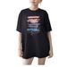 European And American Foreign Trade Cotton Short Sleeve T-Shirt For Women Loose Mid-Length Printed_ecoleips.com