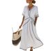 Independent Station European And American Summer New Bohemian Style Cross-Border Elegant Commuter Long Dress_ecoleips.com