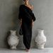 Women's Clothing High-End Women's Long Dress Off-Shoulder Mid-Waist Pullover European American Style Spring/Summer Fashion_ecoleips.com