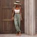 Women's Versatile Mesh Wide Leg Lantern Pants Casual Spring Summer New Arrival_ecoleips.com